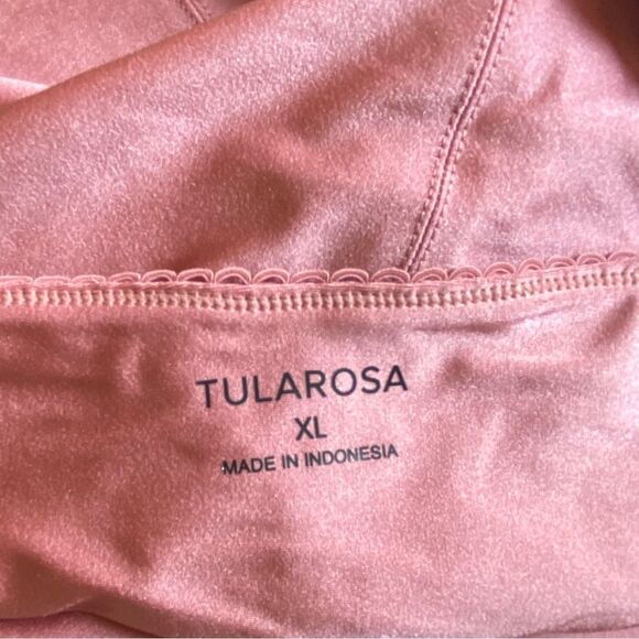 Tularosa Aura One Piece Swimsuit Dusk Rose pink Revolve Bathing Swimwear Sz L - Picture 4 of 13